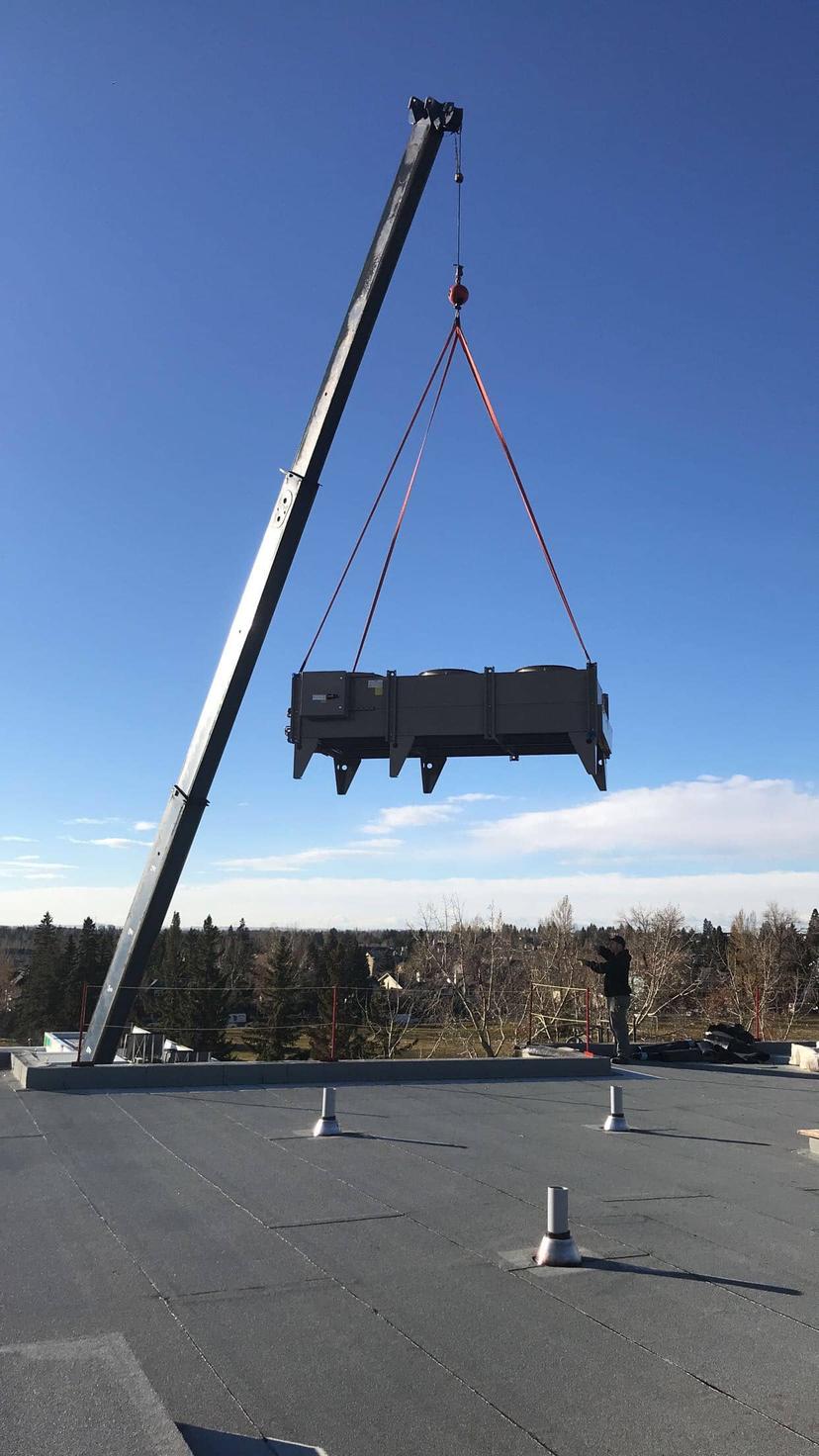 Commercial HVAC project example 1 in Calgary - McLeod Mechanical